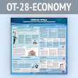 Стенд «Охрана труда. Законодательство Российской Федерации» (OT-28-ECONOMY)